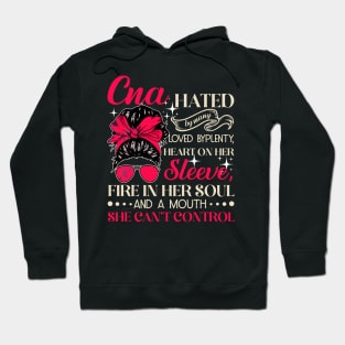 CNA Heart On Sleeve Fire In Soul Funny Quote Hoodie